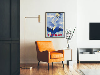 Vintage poster Air France 'Dans tous les ciels' by R. de Valerio