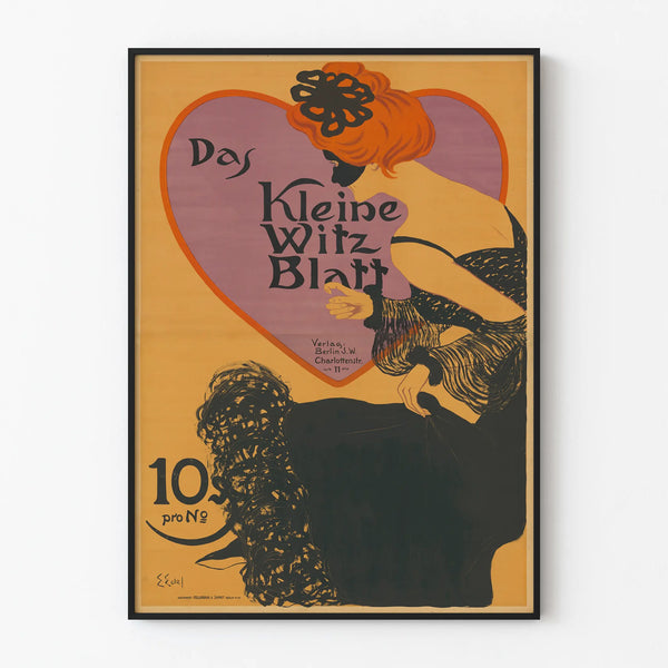 Vintage Das Kleine Witz Blatt poster decorative