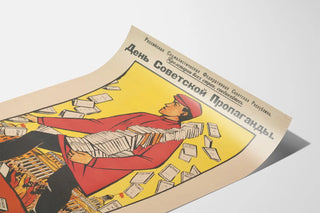 Vintage Soviet Propaganda Poster - Day of Knowledge for All
