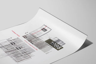 Typographic Design Poster of Best Care Books 1986 — artwork view
