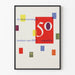 Vintage Poster Exhibition 50 Well-Cared-for Books from 1954
