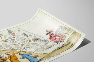 Vintage Poster De Groote Expeditie - Historical Satirical Illustration — artwork view