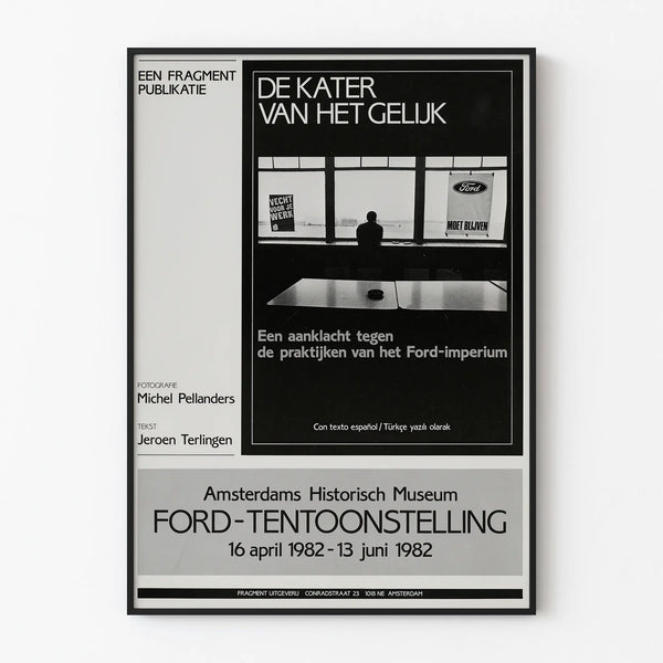 Ford Amsterdam 1982 Exhibition Poster - Photograph by Michel Pellanders