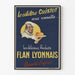 of the vintage poster - The Delicious Lyonnais Flan Products