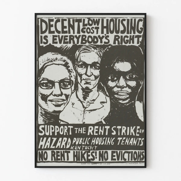 Advocacy Poster for the Right to Affordable Housing