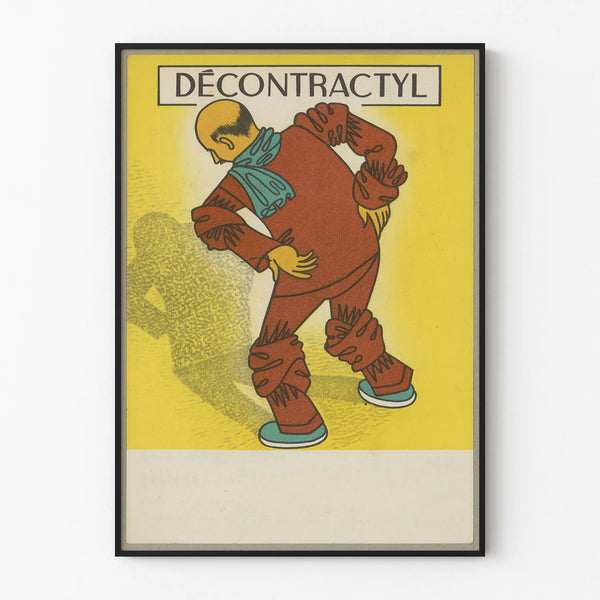 Relaxation Poster - Vintage wall decoration for relaxation space