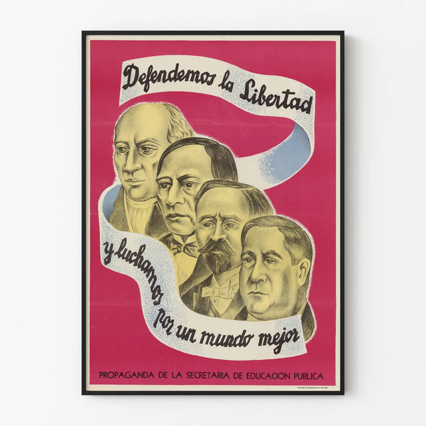 Wall Poster "Defense of Freedom" and "Commitment for a Better World"