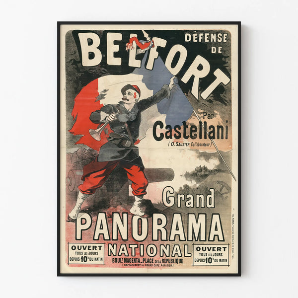 Vintage Belfort Defense Poster - Vintage Wall Decoration Poster