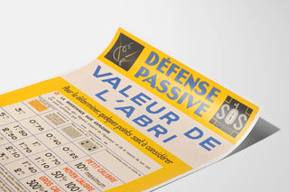 Vintage Poster Passive Defense – Shelter Value