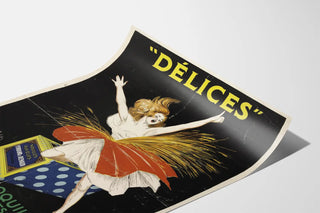 Vintage Poster of Egg Coquillettes Noodles Delights Ferrand & Renaud