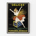 Vintage Poster of Egg Coquillettes Noodles Delights Ferrand & Renaud