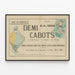 Vintage Poster Demi Cabots - The Café-Concert, The Circus, The Fairgrounds — framed artwork on a wall