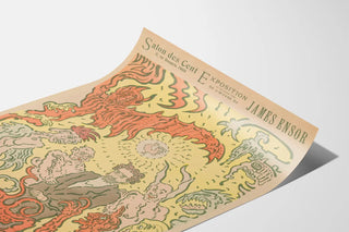 Poster Salon des Cent - Exhibition James Ensor
