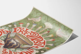 Vintage Creative Poster for Art Exhibition