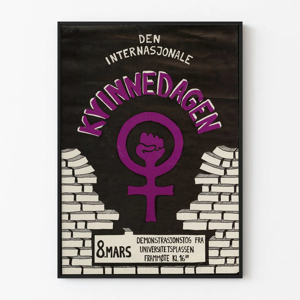 International Women's Day Demonstration Poster March 8