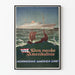 Vintage poster of the Norwegian America Line