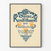 Vintage poster for Swedish art exhibition at Charlottenborg