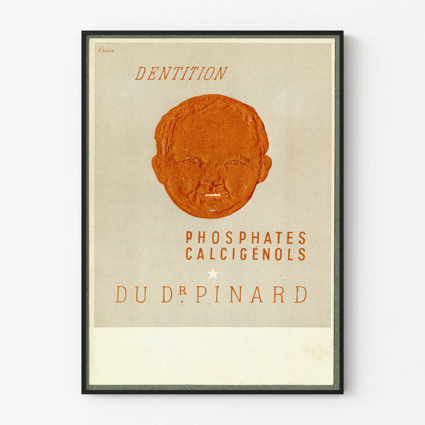 Vintage Poster Dentition Phosphates Calcigénols
