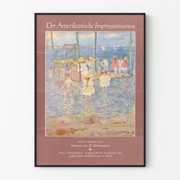 Poster Exhibition Der Amerikanische Impressionismus - Museum of Modern Art 1982