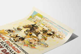 Vintage Derby Day Poster - Our Gang Comedy by Hal Roach
