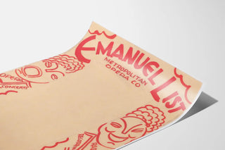 Emanuel List Promotional Poster for Metropolitan Opera Company