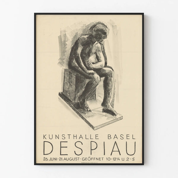 Kunsthalle Basel Despiau Wall Decoration Poster