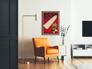 Vintage DCGG Lamp Lighting Poster