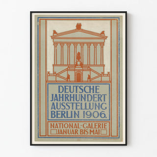 Vintage Poster for the German Exhibition Berlin 1906