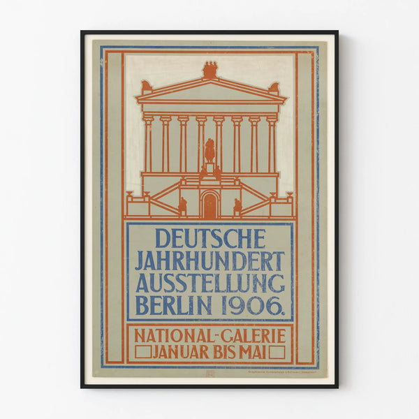 Vintage Poster for the German Exhibition Berlin 1906