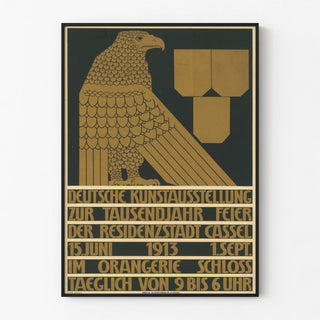 Vintage Poster for the German Art Exhibition in Kassel 1913