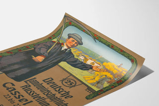 Vintage poster of the German agricultural exhibition Cassel 1911
