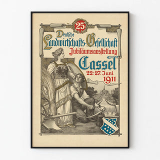 Vintage poster for the Cassel agricultural exhibition 1911