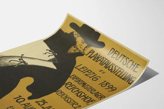 Vintage poster for the German exhibition Leipzig 1899