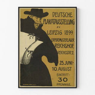 Vintage poster for the German exhibition Leipzig 1899