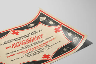 Vintage poster of German precious stones and precious metals exhibition — artwork view
