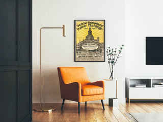 German vintage poster Heimatbund for refugees from Posnanie