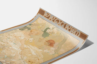 Decorative Art Nouveau Poster for Deutsches Schauspielhaus Theater