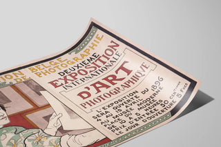 Vintage Poster for the International Exhibition of Photographic Art — artwork view