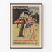 Vintage Vietnamese wall art poster - fight against communist invasion
