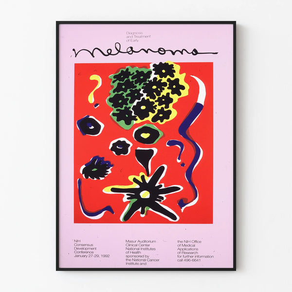Contemporary Artistic Poster Melanoma Diagnosis and Treatment