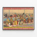 Vintage Barnum & Bailey Poster - Great World Exhibition of Human Curiosities — framed artwork on a wall