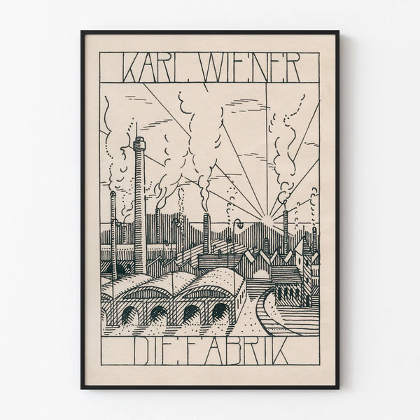 Urban Industry Poster by Karl Wiener - The Factory