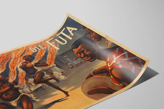 Traditional African Futa Show Poster — artwork view