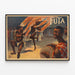 Traditional African Futa Show Poster — framed artwork on a wall