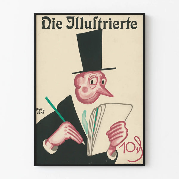 Vintage Poster Die Illustrierte by Paul Leni