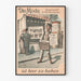 Vintage poster Die Mode - Fashion magazine for men's tailors
