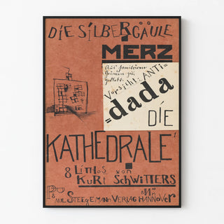 Dada Poster Die Silbergäule Merz - Graphic Wall Decoration