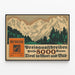 Vintage Contest Poster Hold on in Words and Images — framed artwork on a wall