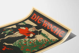 Vintage Poster Die Woche Christmas Edition