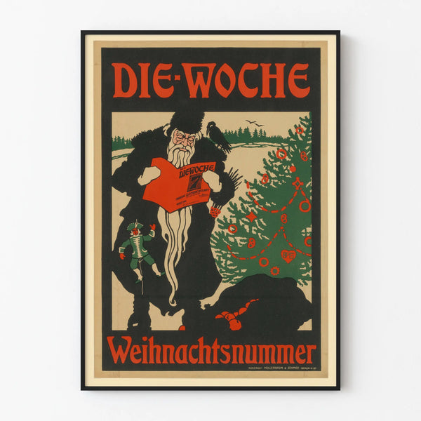 Vintage Poster Die Woche Christmas Edition